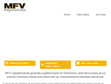 Tablet Screenshot of mfvexpo.com